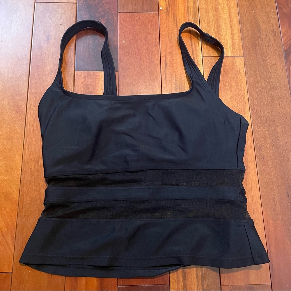 Anne Cole Tankini Peek-a-boo Swim Top